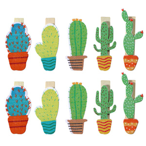 Wooden Pegs Photo Clips